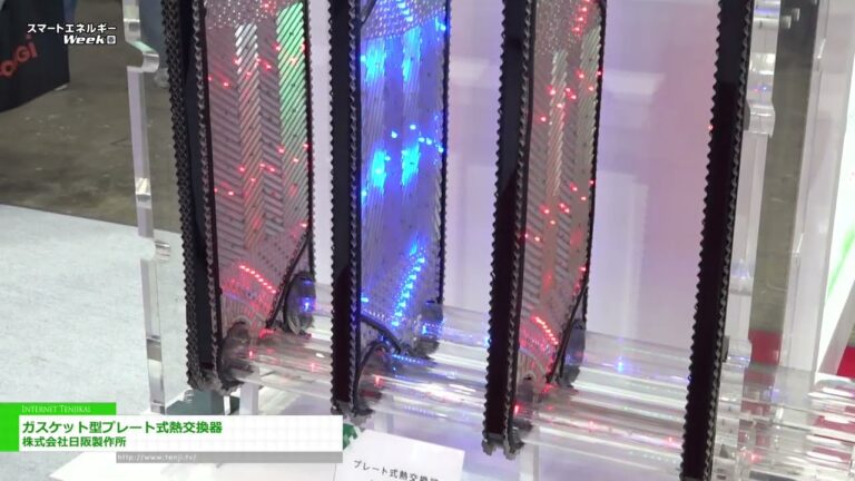 [2023 年世界智能能源週 [3 月]] 墊片式板式換熱器 - 日坂株式會社