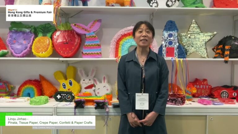 [香港禮品及贈品展 2023] 皮納塔、皺紋紙、五彩紙屑和紙工藝品 - 臨朐錦豪