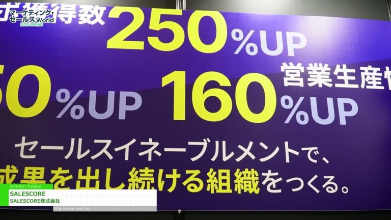 [行銷世界 2025 年東京（春季）] 銷售分數 - 銷售分數公司